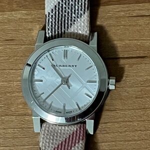 burberry check watch